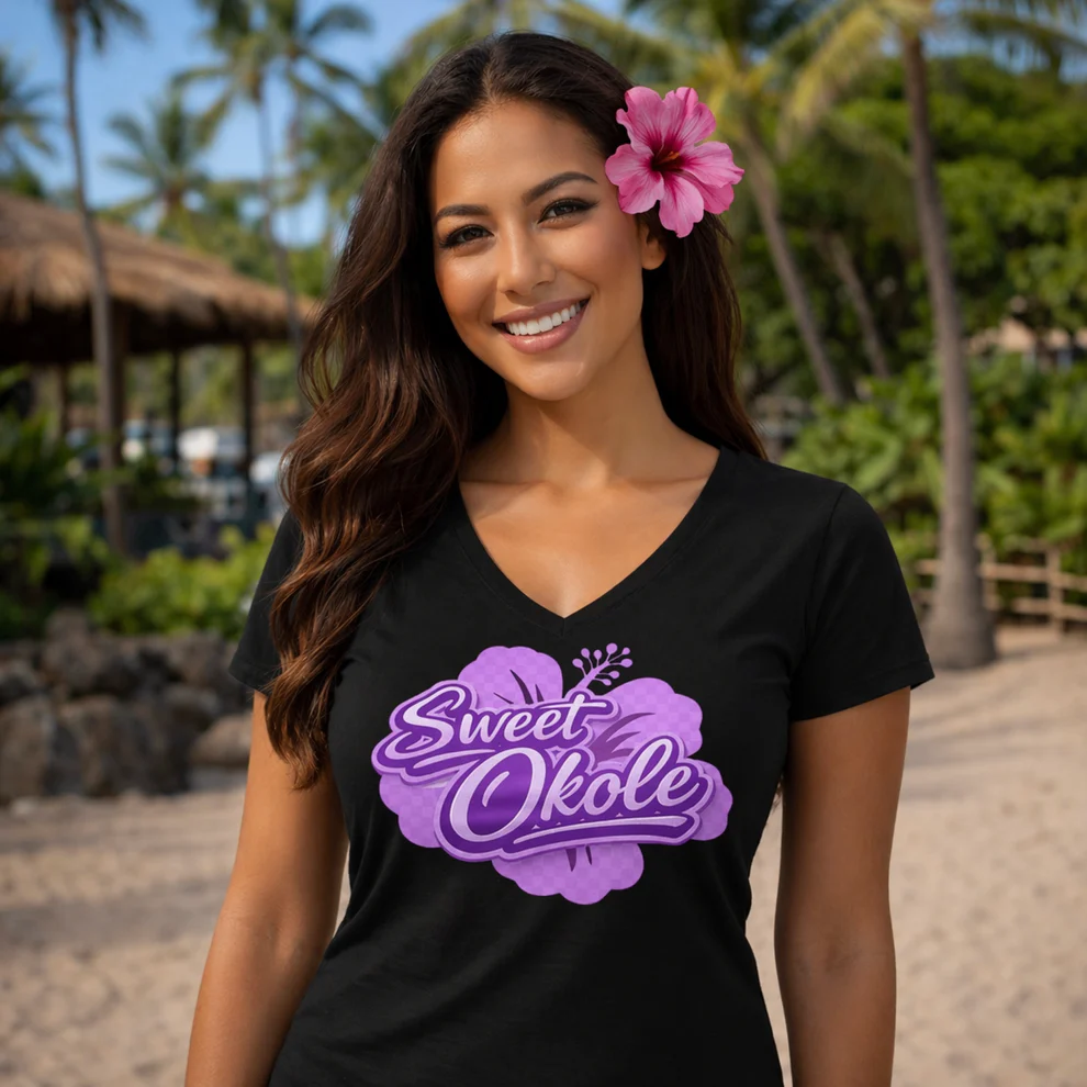 ChatGPTImageApr24_2026_01_08_50PM Women's Sweet Okole V Neck - Image 1